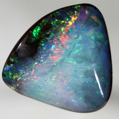 SOLID BOULDER OPAL Bright explosions of fire SEE VIDEO